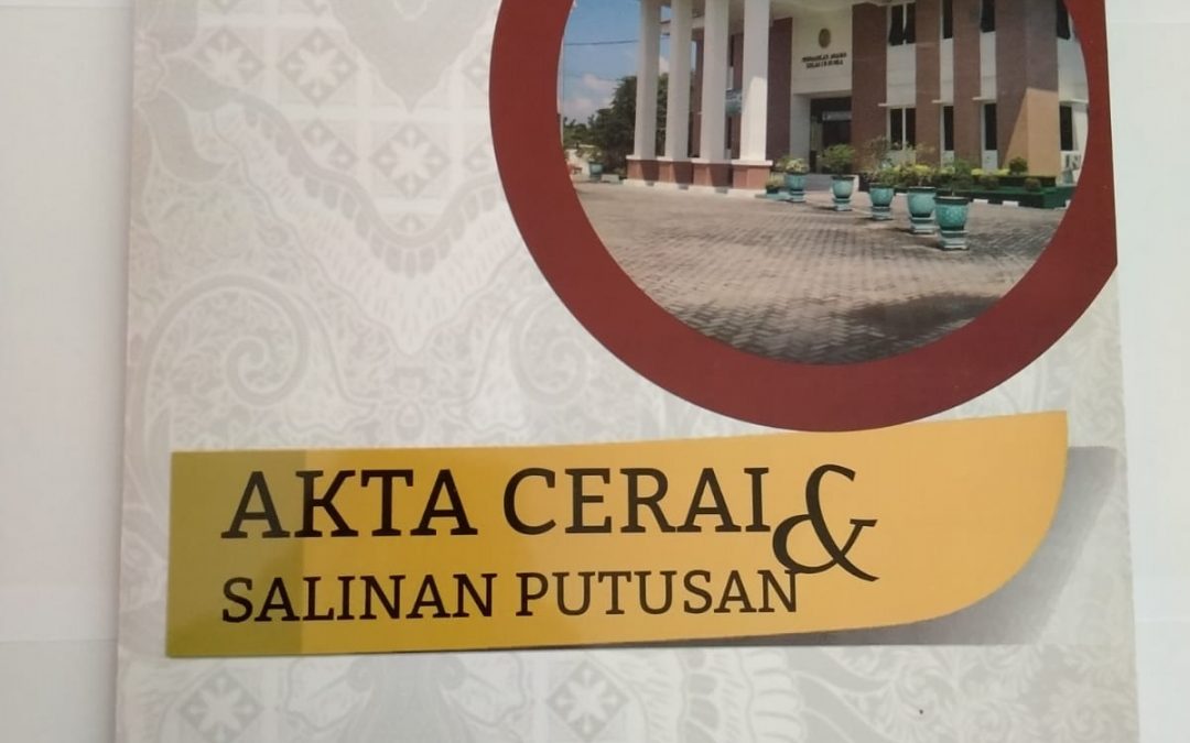 Setelah putusan cerai dari Pengadilan, maka akan dikeluarkan akta perceraian